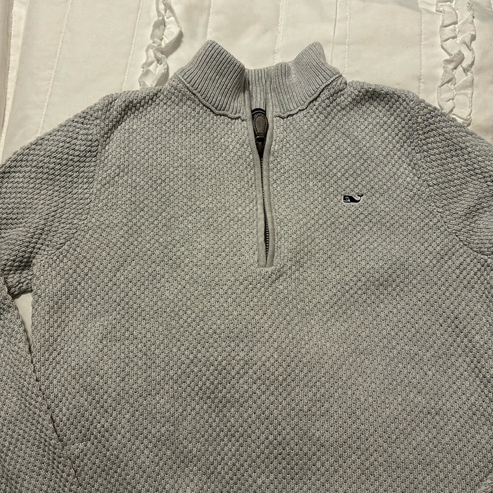 Vineyard Vines Boys Quarter Zip Sweater
